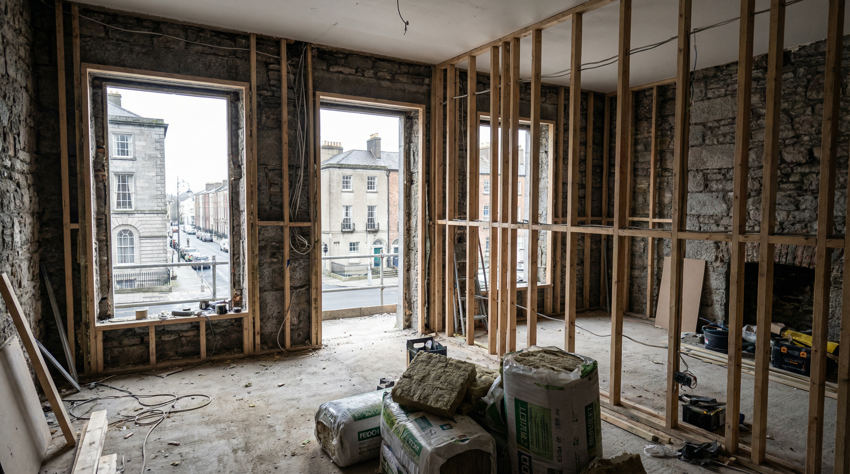 Drywall Installation - Limerick - Before